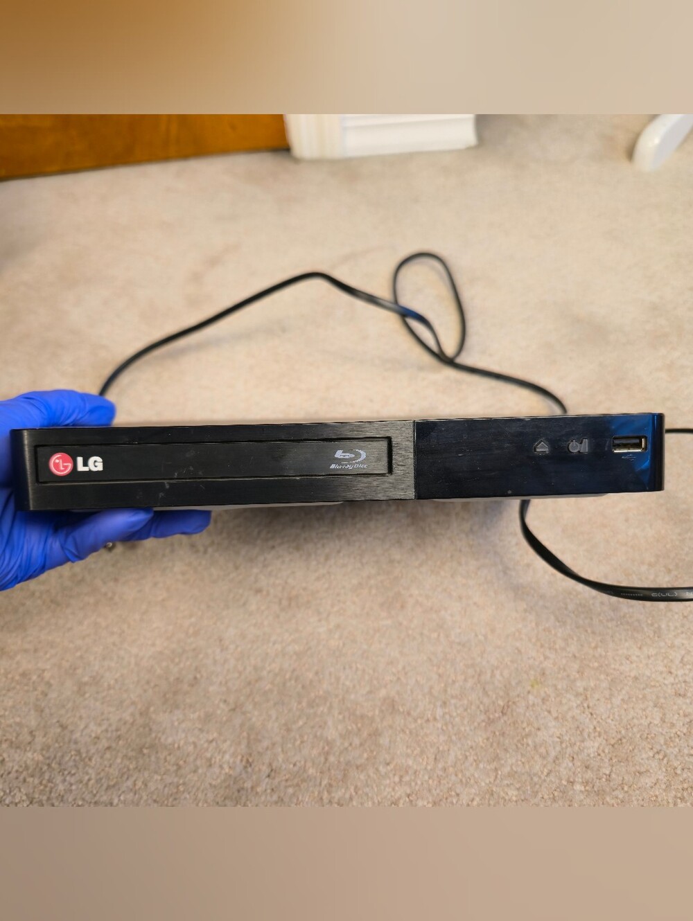 LG BP340 Blu-ray Player Black HDMI USB Dolby Digital DTS Blu-ray DVD | No Remote